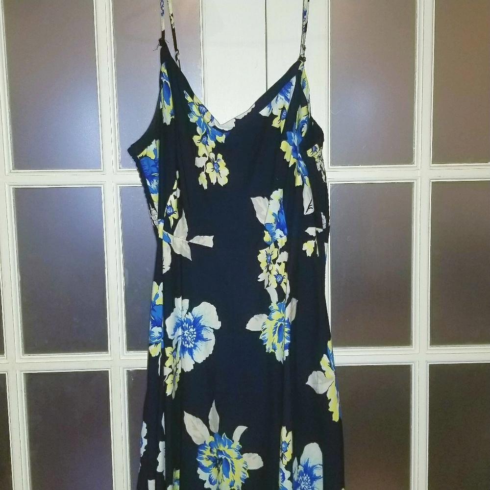 Blue Floral Dress